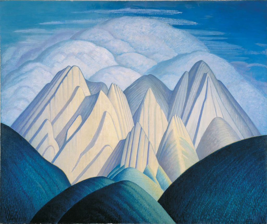 Lawren S. Harris, Untitled (Mountains Near Jasper), circa 1934-1940, oil on canvas,127.8 x 152.6 cm. Collection of the Mendel Art Gallery, Gift of the Mendel Family, 1965. © 2016 Estate of Lawren S. Harris